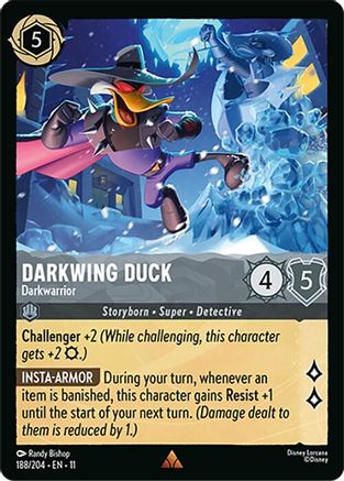 Darkwing Duck - Darkwarrior (188/204) - Winterspell Cold Foil
