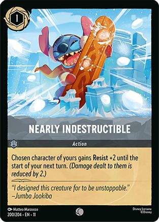 Nearly Indestructible (200/204) - Winterspell Cold Foil