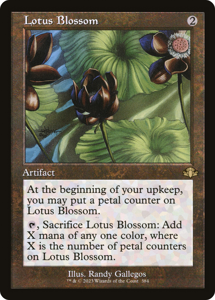 Lotus Blossom (Retro Frame) (DMR-384) - Dominaria Remastered Foil