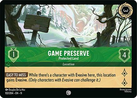 Game Preserve - Protected Land (102/204) - Winterspell Cold Foil