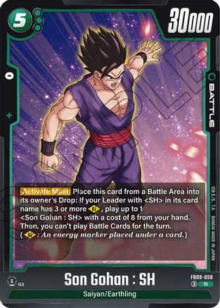 Son Gohan : SH - FB09-059 (FB09-059) - Dual Evolution Holofoil