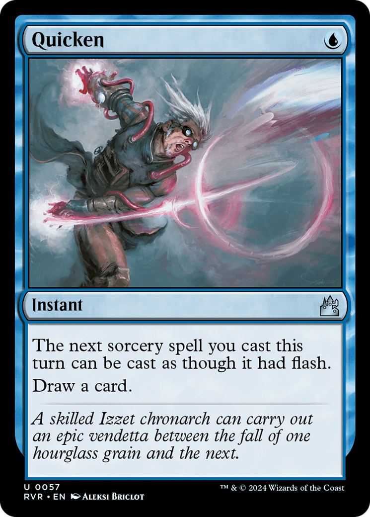 Quicken (RVR-057) - Ravnica Remastered Foil