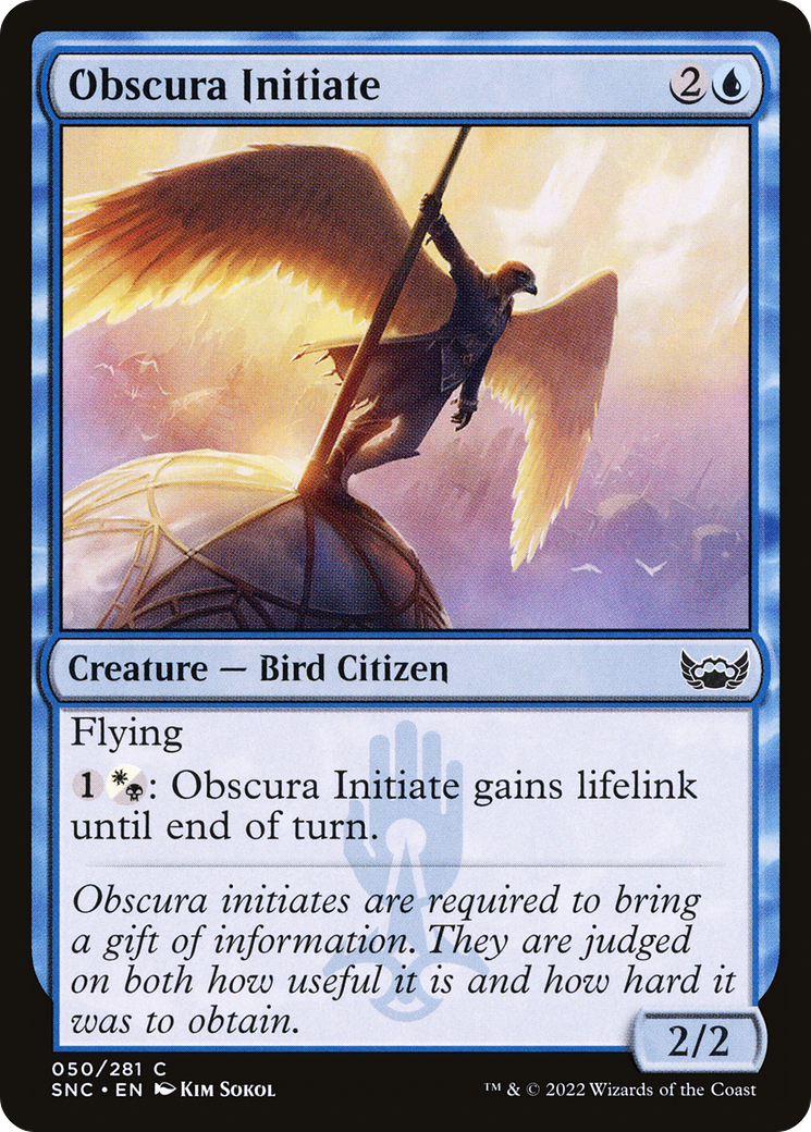 Obscura Initiate (SNC-050) - Streets of New Capenna Foil