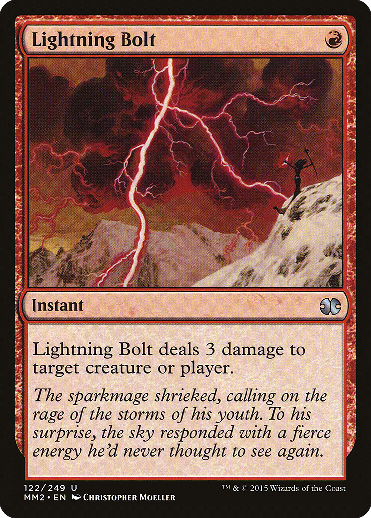 Lightning Bolt (MM2-122) - Modern Masters 2015