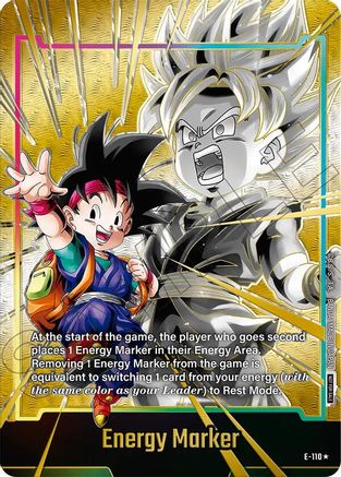 Energy Marker (E-110) (Gold) (E-110) - Fusion World Energy Markers Holofoil