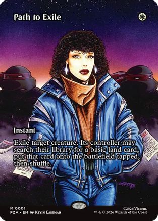 Path to Exile (Borderless) (PZA-001) - Teenage Mutant Ninja Turtles Eternal-Legal