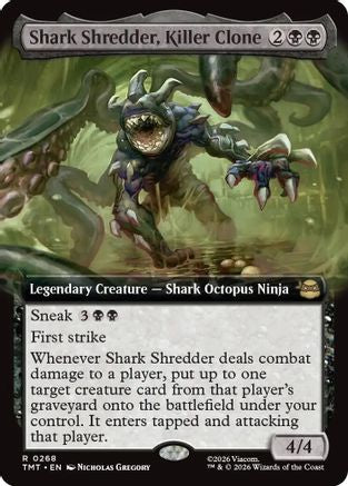 Shark Shredder, Killer Clone (Extended Art) (TMT-268) - Teenage Mutant Ninja Turtles
