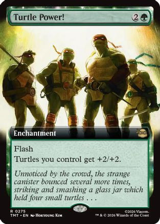 Turtle Power! (Extended Art) (TMT-275) - Teenage Mutant Ninja Turtles Foil