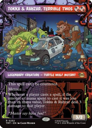 Tokka & Rahzar, Terrible Twos (Showcase) (TMT-252) - Teenage Mutant Ninja Turtles