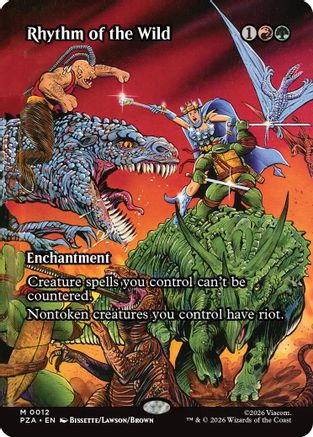Rhythm of the Wild (Borderless) (PZA-012) - Teenage Mutant Ninja Turtles Eternal-Legal