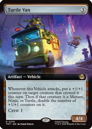 Turtle Van (Extended Art) (TMT-278) - Teenage Mutant Ninja Turtles