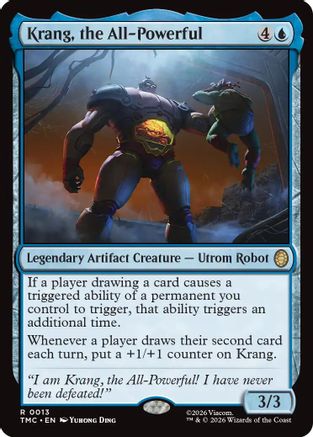 Krang, the All-Powerful (TMC-013) - Commander: Teenage Mutant Ninja Turtles