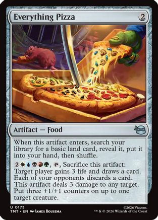 Everything Pizza (TMT-173) - Teenage Mutant Ninja Turtles Foil