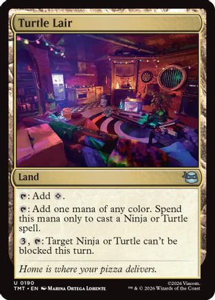 Turtle Lair (TMT-190) - Teenage Mutant Ninja Turtles Foil