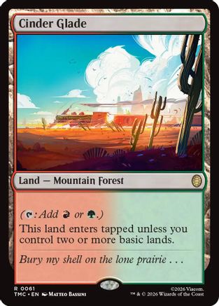 Cinder Glade (TMC-061) - Commander: Teenage Mutant Ninja Turtles
