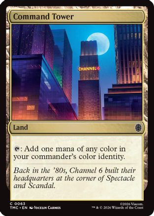 Command Tower (TMC-063) - Commander: Teenage Mutant Ninja Turtles