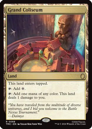 Grand Coliseum (TMC-068) - Commander: Teenage Mutant Ninja Turtles