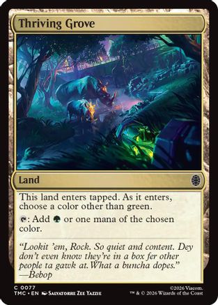 Thriving Grove (TMC-077) - Commander: Teenage Mutant Ninja Turtles