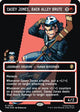 Casey Jones, Back Alley Brute (Borderless) (Surge Foil) (TMC-090) - Commander: Teenage Mutant Ninja Turtles Foil