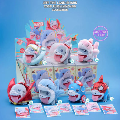 Hot Toys x COSBI - Marvel Jeff the Land Shark Cosbi Plush Keychain Blind Box