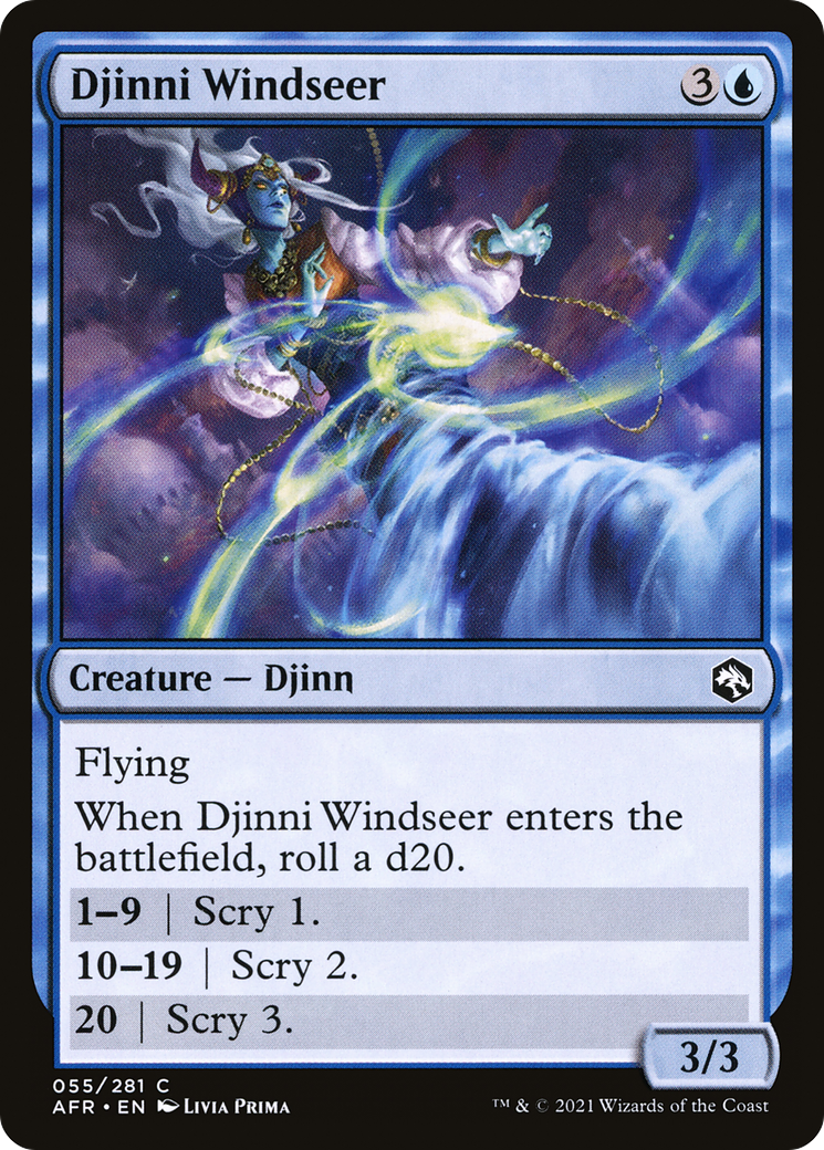 Djinni Windseer (AFR-055) - Adventures in the Forgotten Realms Foil