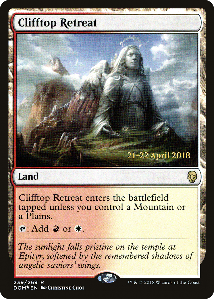 Clifftop Retreat (PRE-239) - Dominaria Promos Foil