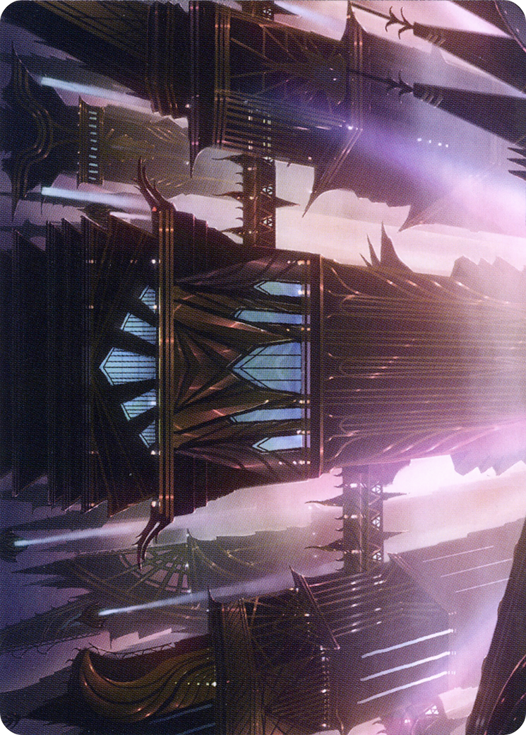 Skybridge Towers // Skybridge Towers (ASNC-037) - New Capenna Art Series (Borderless) Foil