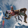 Balduvian Berserker // Balduvian Berserker (ADMU-028) - Dominaria United Art Series (Borderless) Foil