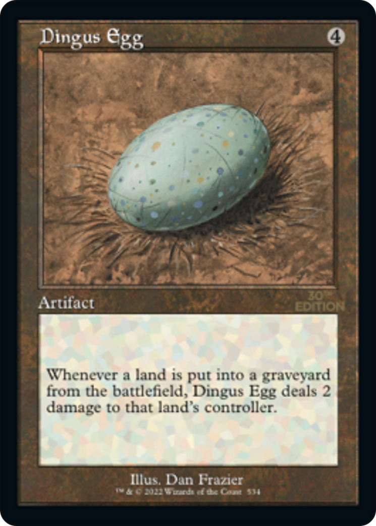 Dingus Egg (Retro Frame) (30A-534) - 30th Anniversary Edition
