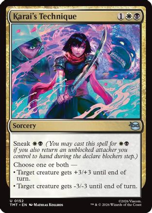 Karai's Technique (TMT-152) - Teenage Mutant Ninja Turtles Foil