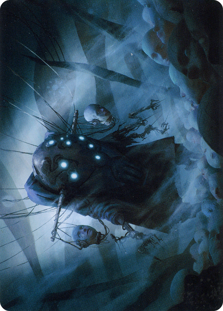 Meldweb Curator // Meldweb Curator (AONE-016) - Phyrexia: All Will Be One Art Series (Borderless)