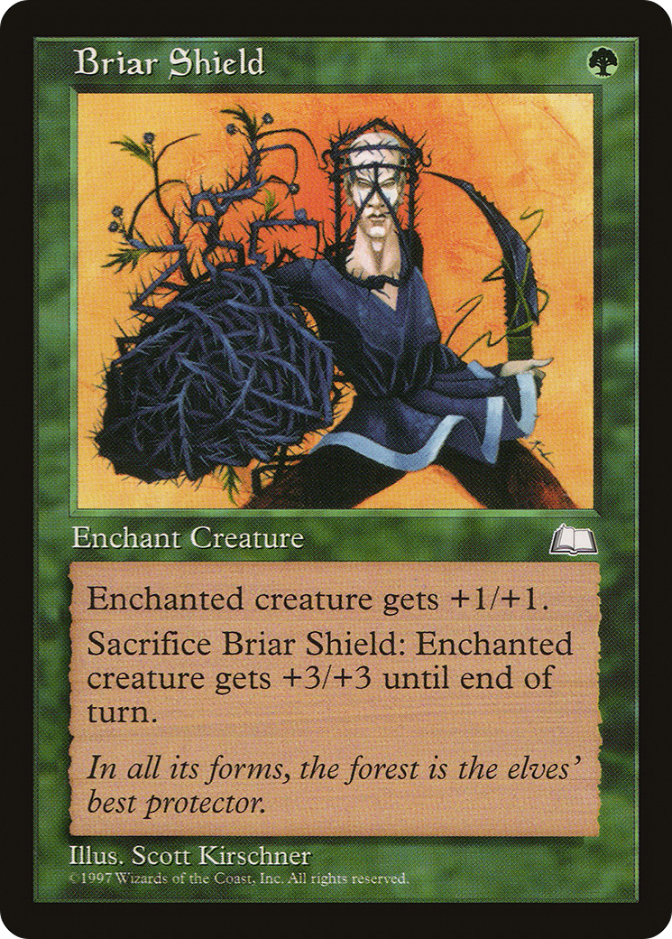 Briar Shield (WTH-) - Weatherlight