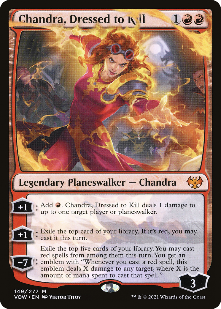 Chandra, Dressed to Kill (VOW-149) - Innistrad: Crimson Vow Foil