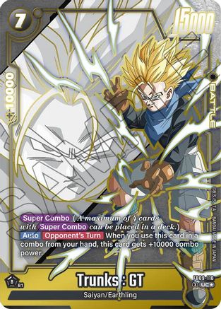 Trunks : GT - FB09-110 (Alternate Art) (FB09-110) - Dual Evolution Holofoil