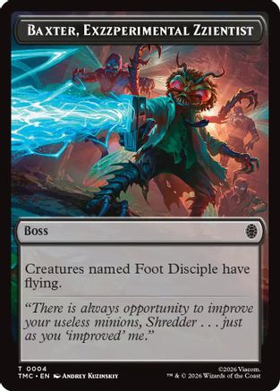 Baxter, Exzzperimental Zzientist (TMC-004) - Commander: Teenage Mutant Ninja Turtles