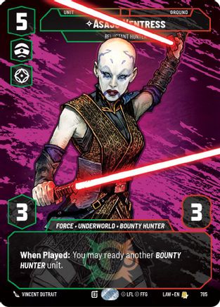 Asajj Ventress - Reluctant Hunter (Prestige) (785) - A Lawless Time