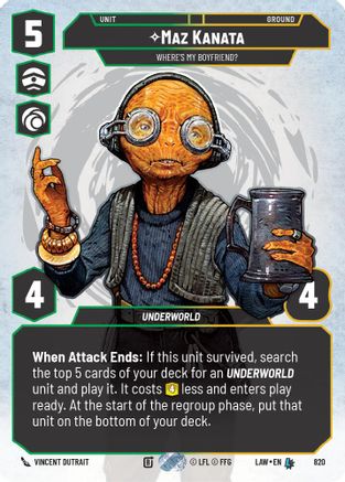 Maz Kanata - Where's My Boyfriend? (Prestige) (820) - A Lawless Time