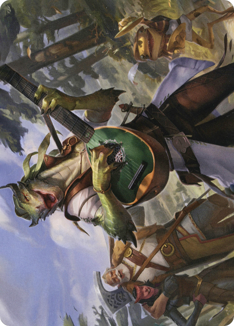 Wandering Troubadour // Wandering Troubadour (AAFR-064) - Adventures in the Forgotten Realms Art Series (Borderless)