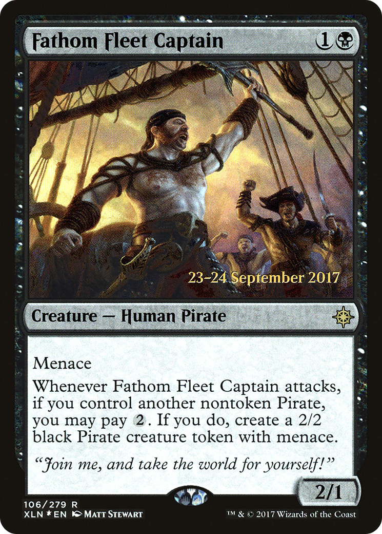 Fathom Fleet Captain (PRE-106) - Ixalan Promos Foil
