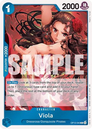 Viola (OP15-040) - Adventure on Kami's Island Foil
