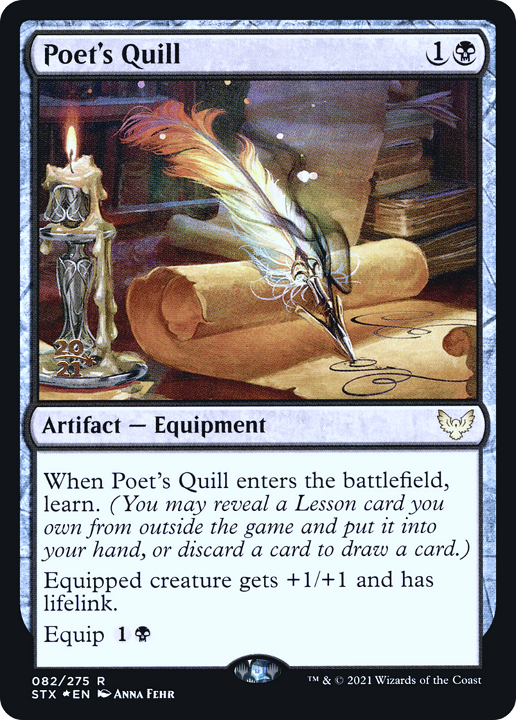 Poet's Quill (PRE-082) - Strixhaven: School of Mages Promos Foil