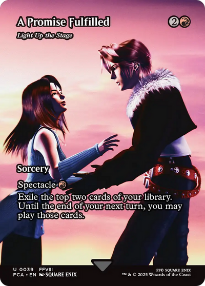A Promise Fulfilled - Light Up the Stage (Showcase) (FCA-039) - FINAL FANTASY: Through the Ages / A Promise Fulfilled (Borderless)