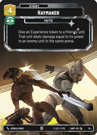 Haymaker (Foil) (34) - A Lawless Time Weekly Play Promos Foil