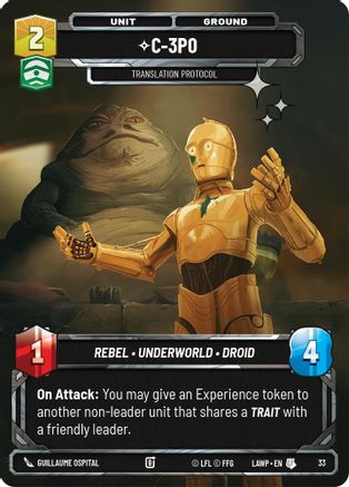 C-3PO - Translation Protocol (Foil) (33) - A Lawless Time Weekly Play Promos Foil