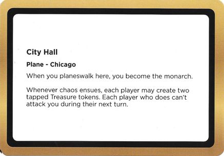 City Hall (Black Lotus Unknown Planechase) (OVER-) - Oversize Cards