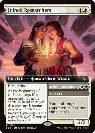 Joined Researchers (Extended Art) (SOS-312) - Secrets of Strixhaven Foil