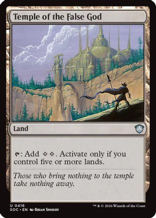 Temple of the False God (SOC-416) - Commander: Secrets of Strixhaven
