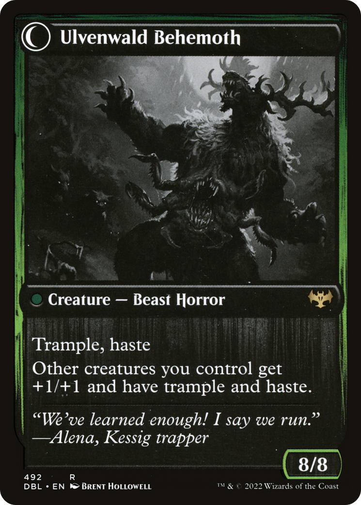 Ulvenwald Oddity (DBL-492) - Innistrad: Double Feature: (Double Faced Transform)