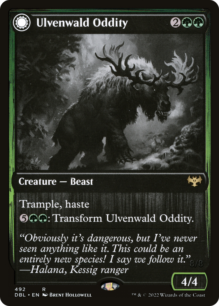 Ulvenwald Oddity (DBL-492) - Innistrad: Double Feature: (Double Faced Transform)