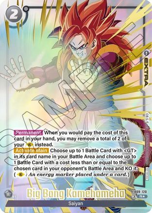 Big Bang Kamehameha (Limited Pack 26-27 WAVE1) (FB09-120) - Tournament and Championship Promos Holofoil